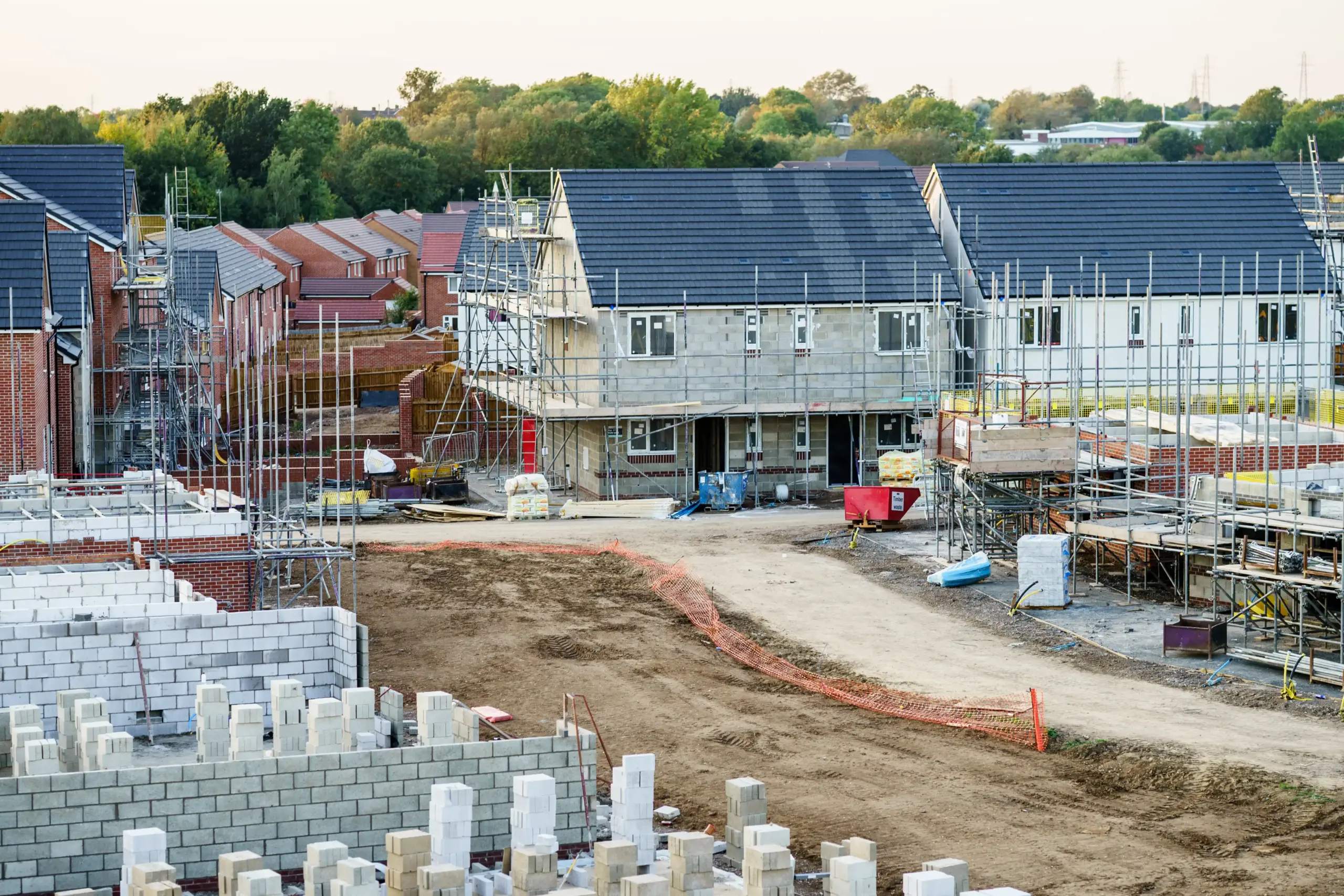 New build houses UK